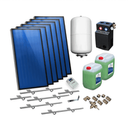 Solarpaket plan kollektor AMX2.0 12.18 m² för snedtak - GEMA Shop