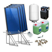 Solarpaket plan kollektor AMX2.0 8.12 m² för platt tak - GEMA Shop