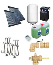 Solarpaket Rörkollektor HP30 Lutande tak 9,78 m² - GEMA Shop