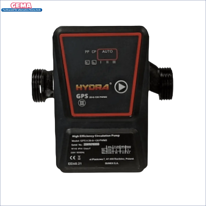 Hydra GPS II Solarpumpe mit PWM Steuerung 🔋 für effiziente Solarheizungsanwendungen, Modell 20-8-130 PWM2.