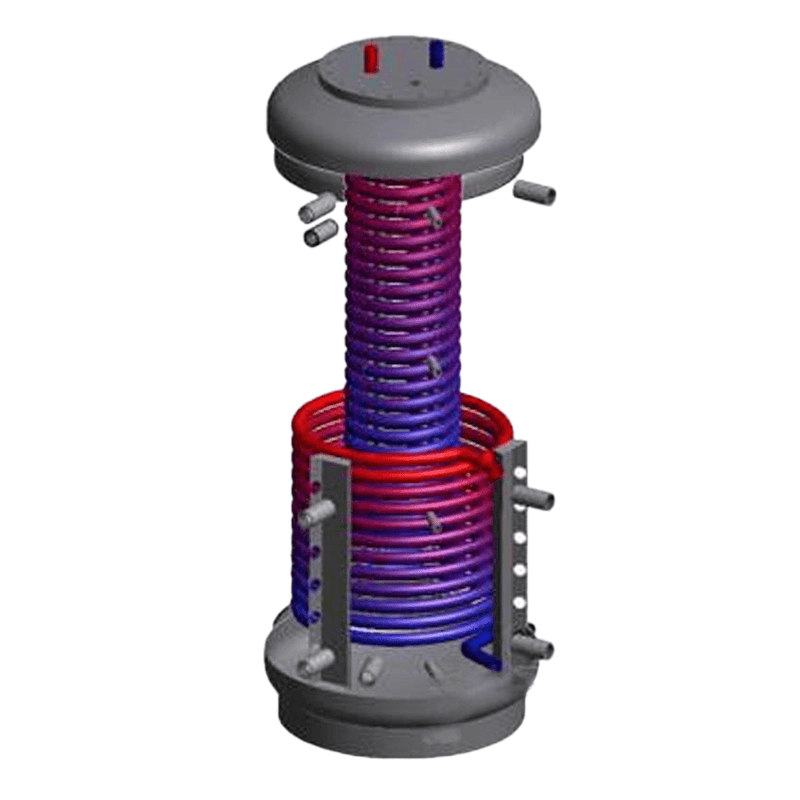 Thermoflux Pelling 25/135 ar higiēnas uzglabāšanas tvertni ar 2 siltummaiņiem - GEMA veikals