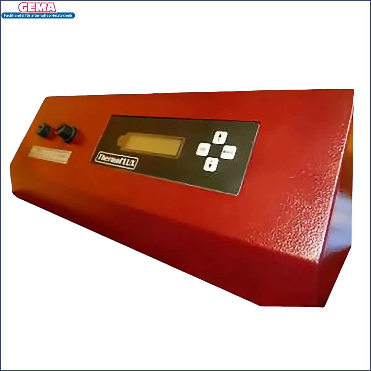 Rotes elektronisches Gerät mit Display und Tasten für ThermoFlux Pelling ECO Interio Minitherm Aqua