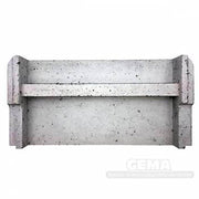 Viadrus U32 schamottsten mitt bak - GEMA Shop