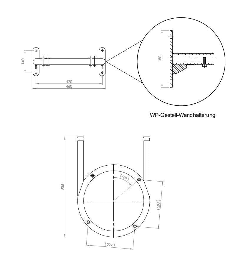 Wandhalterung für DROPS Wärmepumpen von Sunex - GEMA Shop